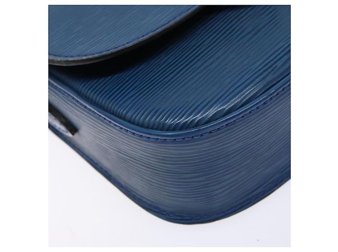 LOUIS VUITTON Borsa a Spalla Epi Saint Cloud PM Blu M52195 LV Auth 136174 - vista 16