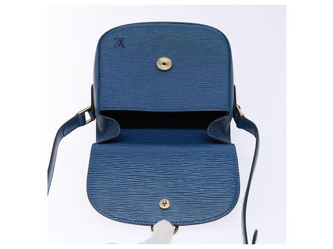 LOUIS VUITTON Borsa a Spalla Epi Saint Cloud PM Blu M52195 LV Auth 136174 - vista 19