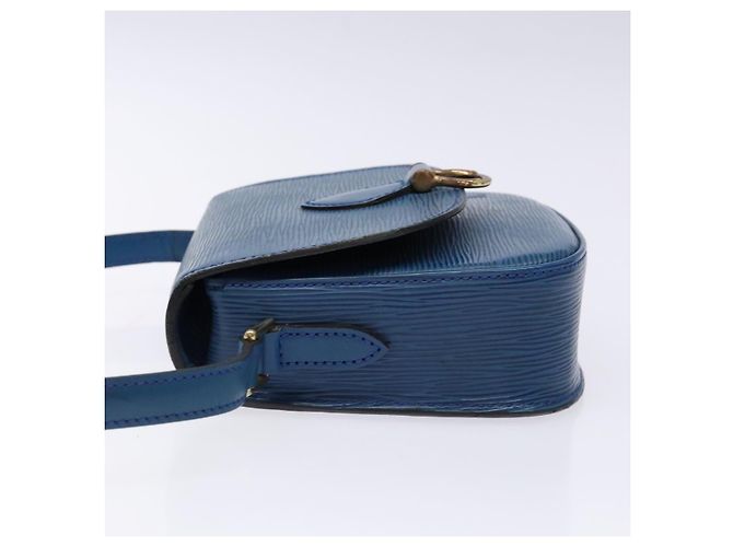 LOUIS VUITTON Borsa a Spalla Epi Saint Cloud PM Blu M52195 LV Auth 136174 - vista 4