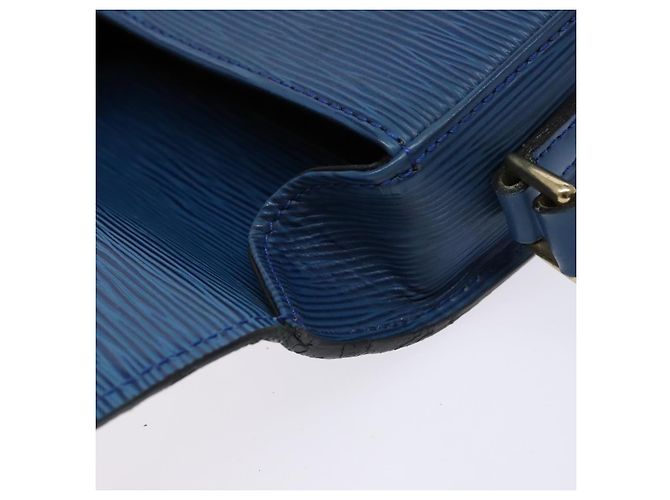 LOUIS VUITTON Borsa a Spalla Epi Saint Cloud PM Blu M52195 LV Auth 136174 - vista 9