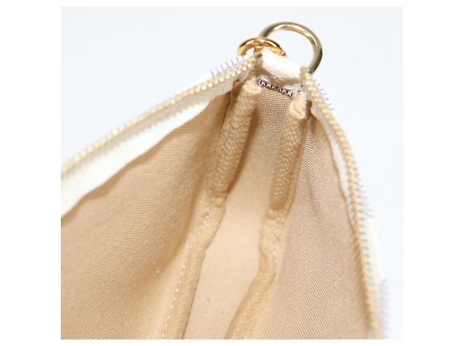 LOUIS VUITTON Mini Pochette Accessoires Damier Azur Pouch N63005 LV Auth 136052V - vista 20