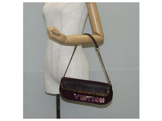LOUIS VUITTON Pochette Avant Garde Borsa in Pelle Marrone M97092 LV Auth BA4534V - vista 25