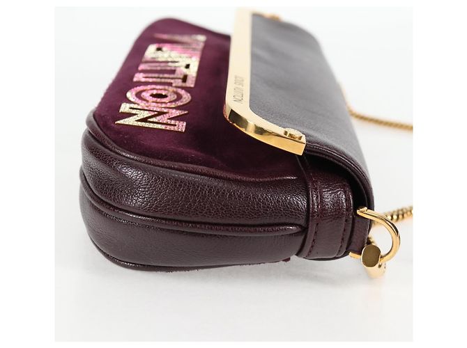 LOUIS VUITTON Pochette Avant Garde Borsa in Pelle Marrone M97092 LV Auth BA4534V - vista 4
