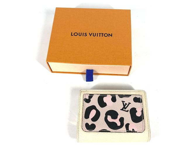 Billetera Bifold Monogram Empreinte Louis Vuitton Beige Estampado de leopardo - vista 10