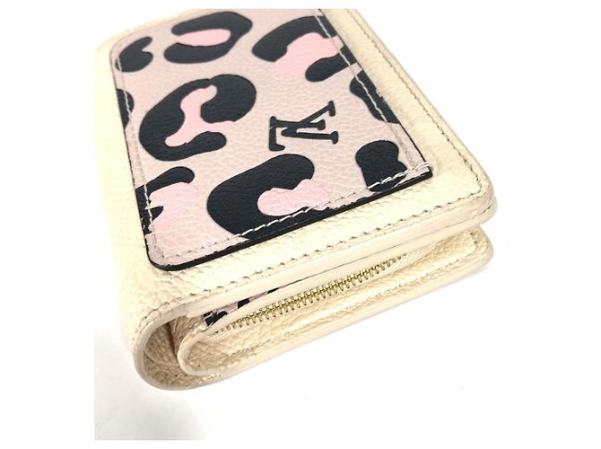 Billetera Bifold Monogram Empreinte Louis Vuitton Beige Estampado de leopardo - vista 11
