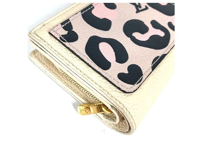 Billetera Bifold Monogram Empreinte Louis Vuitton Beige Estampado de leopardo - vista 13