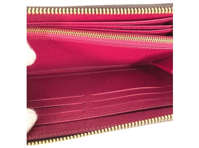 Cartera Zippy Monogram Louis Vuitton Castaño Fucsia Monograma - vista 10