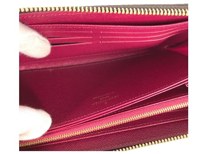 Cartera Zippy Monogram Louis Vuitton Castaño Fucsia Monograma - vista 12