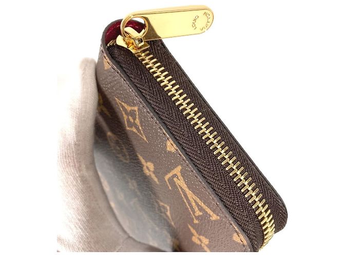 Cartera Zippy Monogram Louis Vuitton Castaño Fucsia Monograma - vista 6