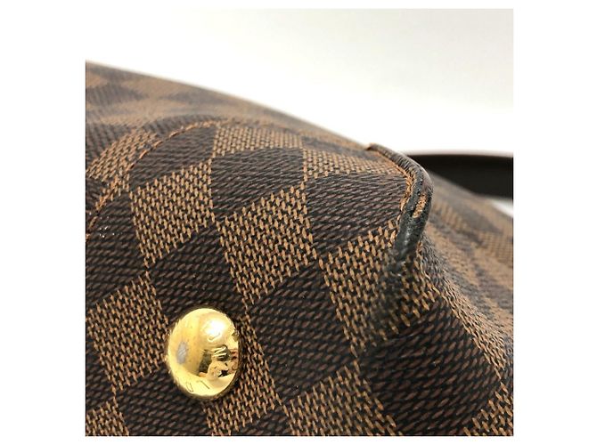 Sac à main hobo Damier Kaisa de Louis Vuitton Marron Noir Damier ebène - vue 5
