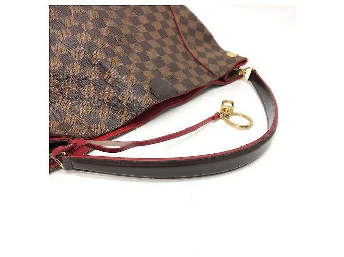 Sac à main hobo Damier Kaisa de Louis Vuitton Marron Noir Damier ebène - vue 6
