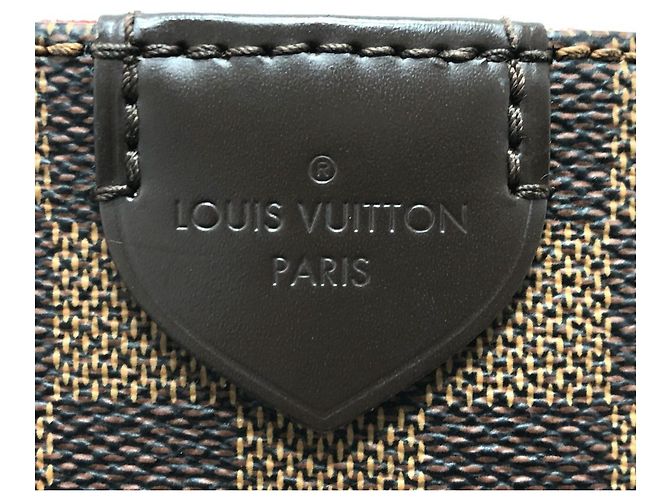Sac à main hobo Damier Kaisa de Louis Vuitton Marron Noir Damier ebène - vue 7