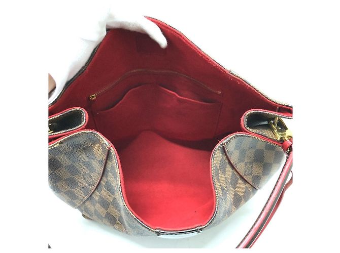 Sac à main hobo Damier Kaisa de Louis Vuitton Marron Noir Damier ebène - vue 8