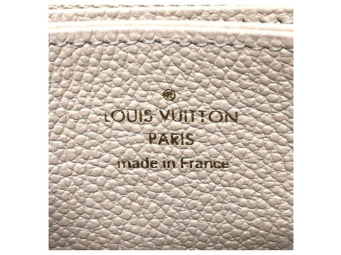Cartera Zippy Monogram Empreinte Louis Vuitton Beige - vista 13
