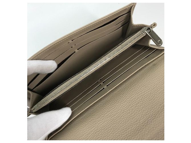 Damen Leder Langbörse Louis Vuitton M60144 Beige Lila - Ansicht 10