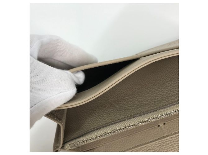 Damen Leder Langbörse Louis Vuitton M60144 Beige Lila - Ansicht 12
