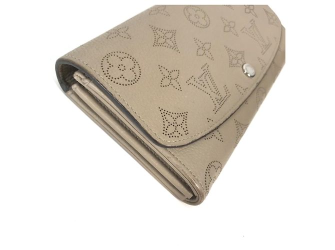 Damen Leder Langbörse Louis Vuitton M60144 Beige Lila - Ansicht 4