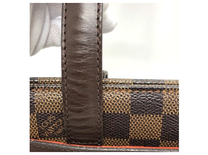 Borsa a Spalla Damier Parioli PM Louis Vuitton Marrone Damier ebene - vista 12