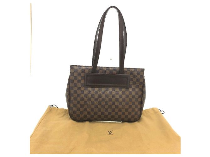 Borsa a Spalla Damier Parioli PM Louis Vuitton Marrone Damier ebene - vista 16