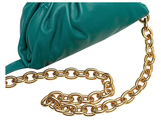Bottega Veneta Blaue Lammleder Gürteltasche Türkis - Ansicht 10