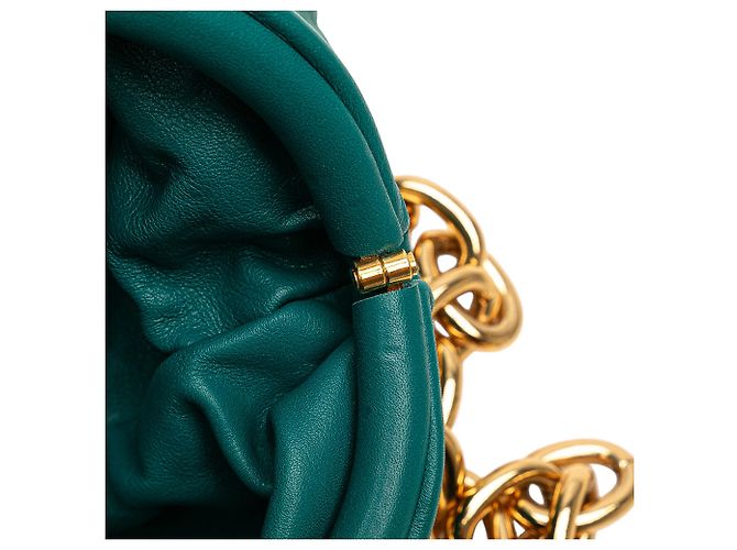 Bottega Veneta Blaue Lammleder Gürteltasche Türkis - Ansicht 7