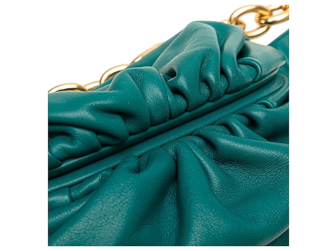 Bottega Veneta Blaue Lammleder Gürteltasche Türkis - Ansicht 9