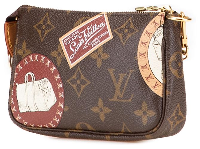 Mini Pochette Accessoires Monogramma Marrone Louis Vuitton - vista 2