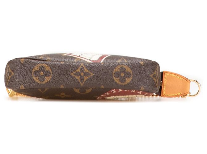 Mini Pochette Accessoires Monogramma Marrone Louis Vuitton - vista 3