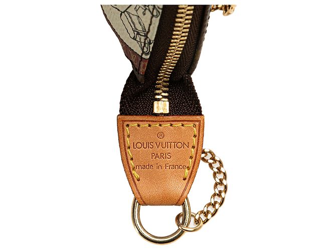 Mini Pochette Accessoires Monogramma Marrone Louis Vuitton - vista 6