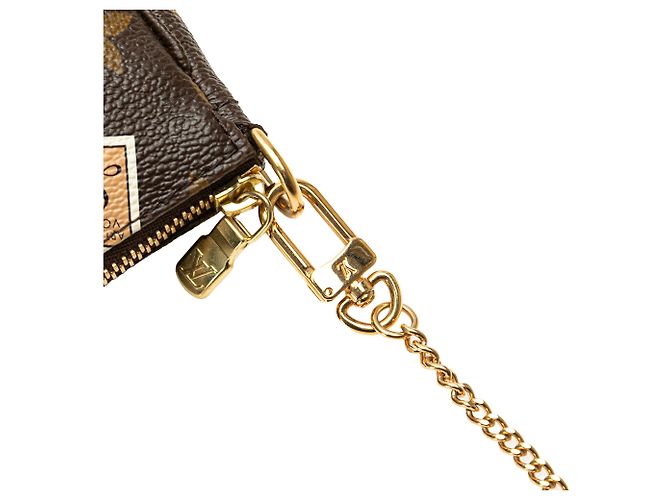Mini Pochette Accessoires Monogramma Marrone Louis Vuitton - vista 9