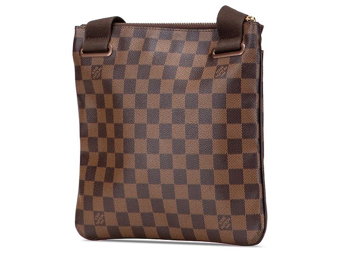 Pochette Brooklyn Damier Ebene Marrone Louis Vuitton - vista 2