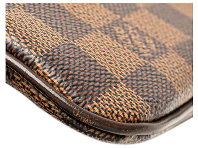 Pochette Brooklyn Damier Ebene Marrone Louis Vuitton - vista 8