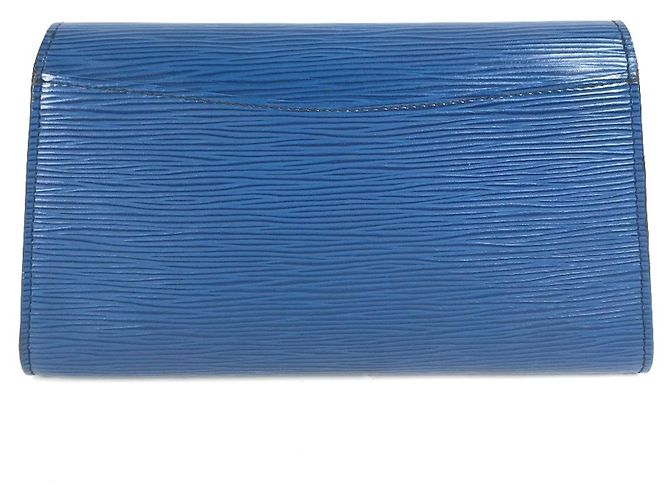 Pochette/Clutch Art Déco Epi Louis Vuitton Blu - vista 2