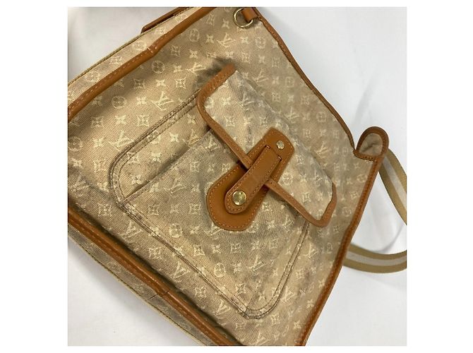 Borsa a Spalla Mary Kate Mini Besas Monogramma Louis Vuitton Beige - vista 10