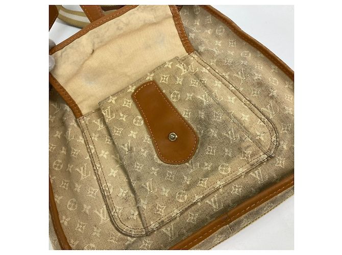 Borsa a Spalla Mary Kate Mini Besas Monogramma Louis Vuitton Beige - vista 14