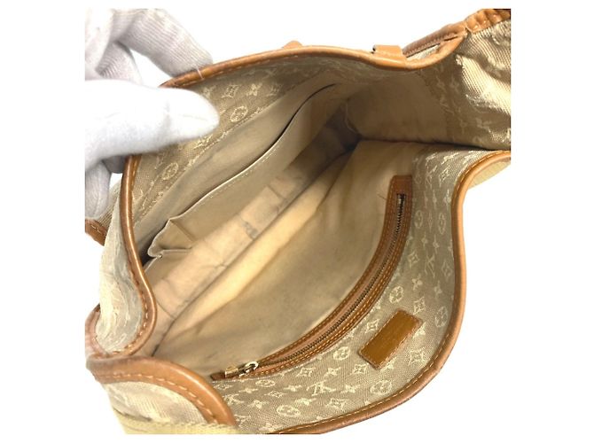 Borsa a Spalla Mary Kate Mini Besas Monogramma Louis Vuitton Beige - vista 16