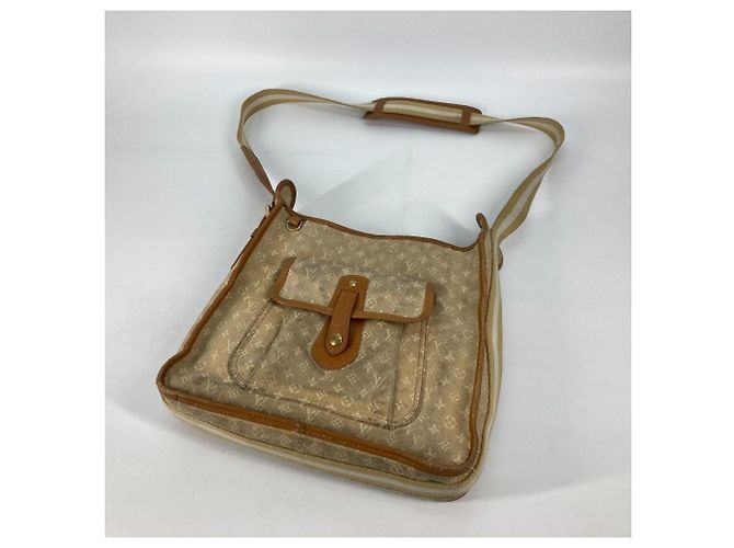 Borsa a Spalla Mary Kate Mini Besas Monogramma Louis Vuitton Beige - vista 6