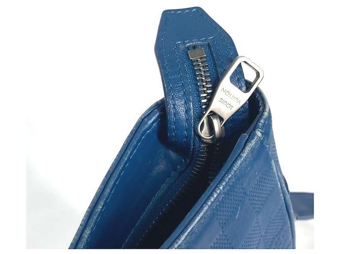 Bolsa de Ombro/Tote Bag Louis Vuitton Damier Infini Tadao PM 2 em 1 Azul - Ansicht 13