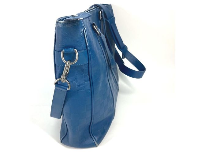 Bolsa de Ombro/Tote Bag Louis Vuitton Damier Infini Tadao PM 2 em 1 Azul - Ansicht 4