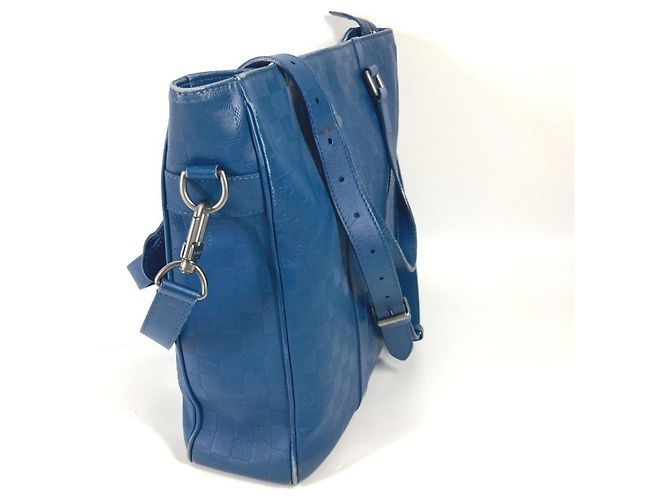 Bolsa de Ombro/Tote Bag Louis Vuitton Damier Infini Tadao PM 2 em 1 Azul - Ansicht 5
