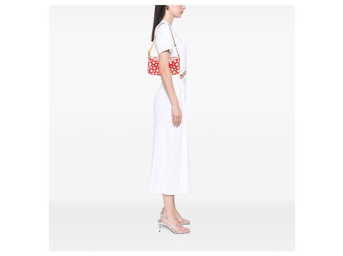 Louis Vuitton Red Yayoi Kusama Monogram Vernis Dots Infinity Pochette Accessoires - view 10