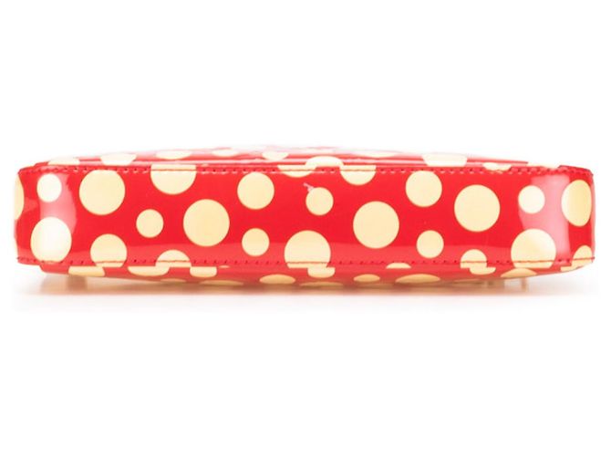 Louis Vuitton Red Yayoi Kusama Monogram Vernis Dots Infinity Pochette Accessoires - view 3