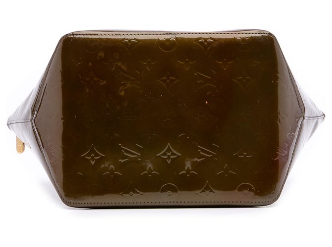 Louis Vuitton Monogram Vernis Bellevue PM Verde - vista 3