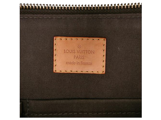 Louis Vuitton Monogram Vernis Bellevue PM Verde - vista 5