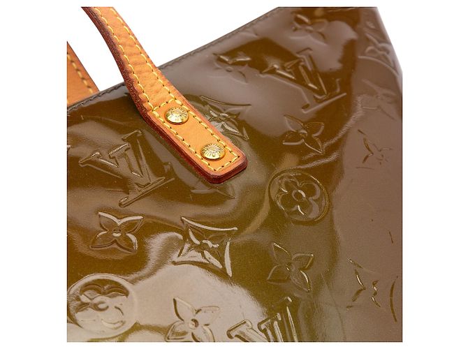 Louis Vuitton Monogram Vernis Bellevue PM Verde - vista 9