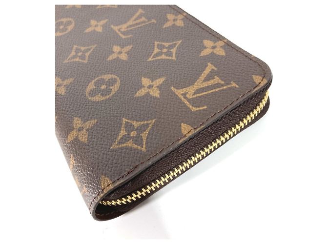 Cartera Zippy Monogram Louis Vuitton Castaño Monograma - vista 3