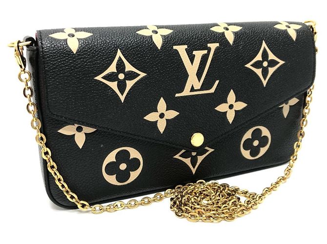 Pochette Félicie Portafoglio con catena Pochette Felicie in Monogram Empreinte di Louis Vuitton - vista 2
