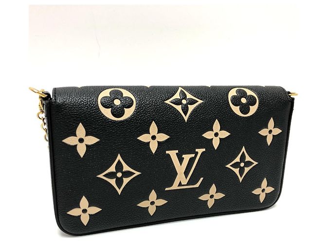 Pochette Félicie Portafoglio con catena Pochette Felicie in Monogram Empreinte di Louis Vuitton - vista 3