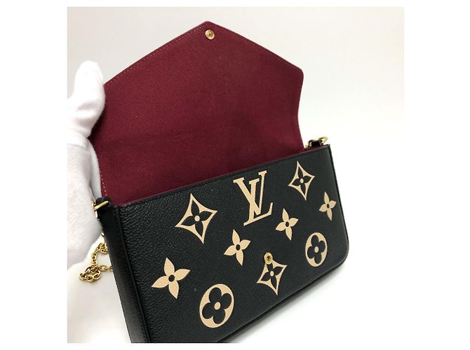 Pochette Félicie Portafoglio con catena Pochette Felicie in Monogram Empreinte di Louis Vuitton - vista 6