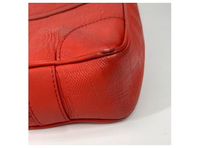 Borsa da viaggio Porte-Document Damier Infini Louis Vuitton Rosso - vista 5